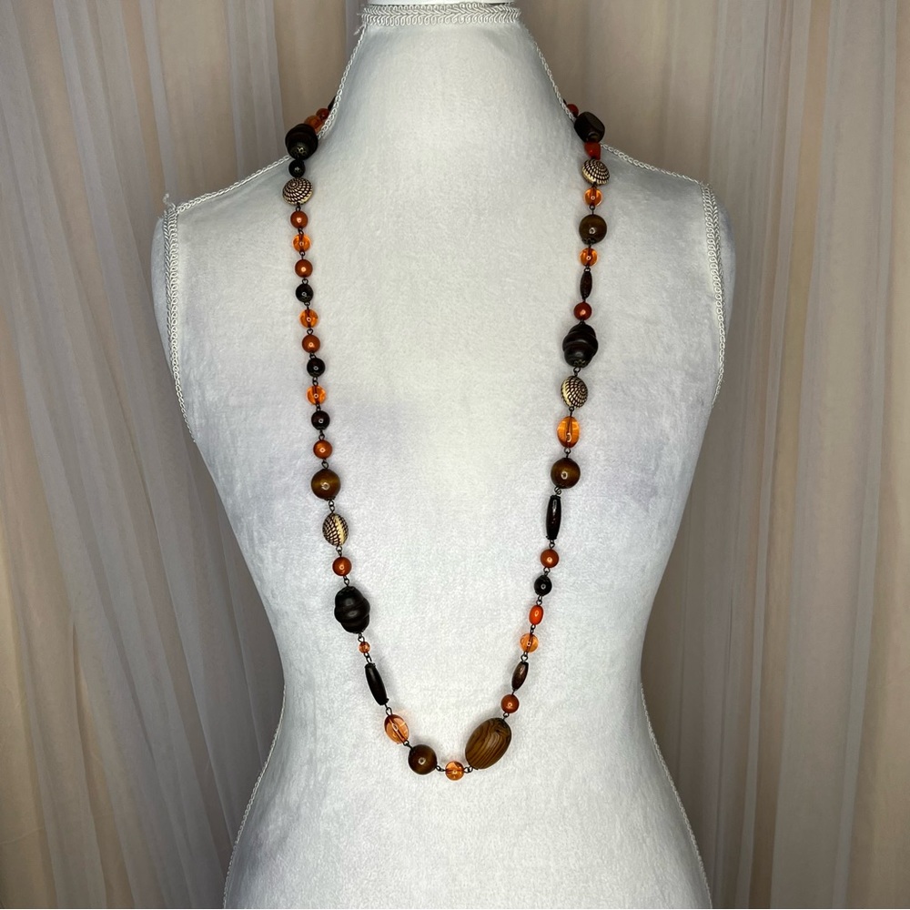 Long Bead Necklace